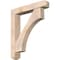 Ekena Millwork Westlake Craftsman Smooth Bracket w/ Offset Brace, Douglas Fir, 7 1/2"W x 42"D x 48"H BKT0806X42X48WTL04SDF - alternate 1